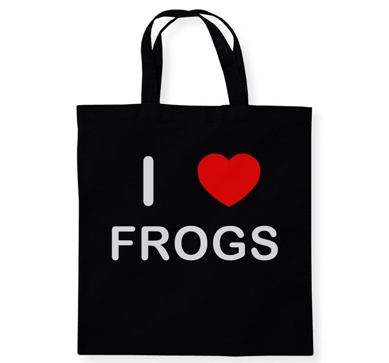 I Love Frogs - Cotton Tote Bag