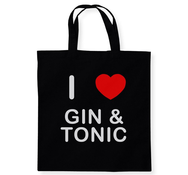 I Love Gin and Tonic - Cotton Tote Bag