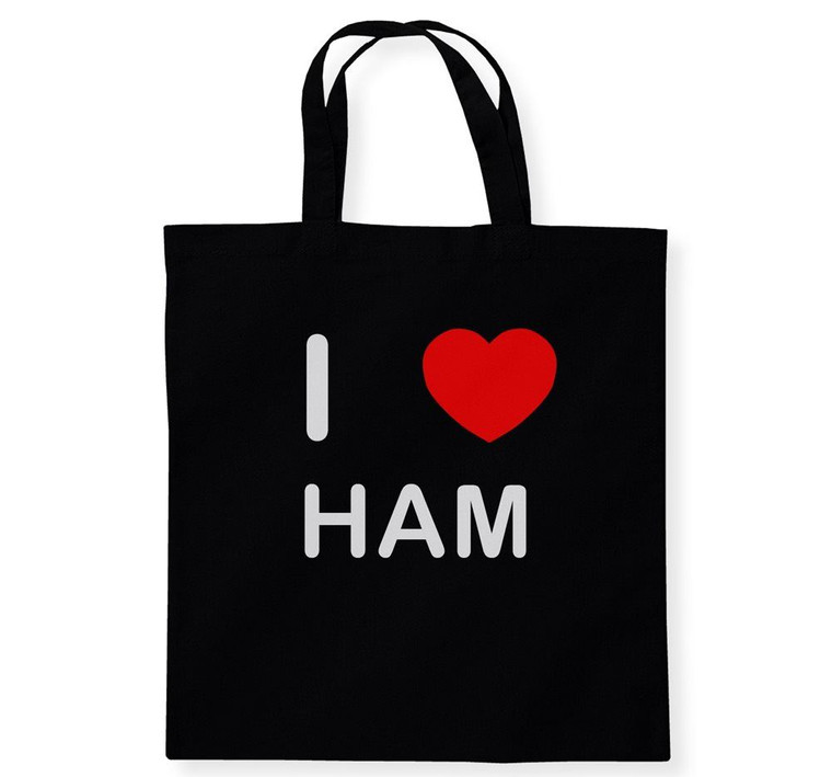 I Love Ham - Cotton Tote Bag I Love Ham - Cotton Tote Bag