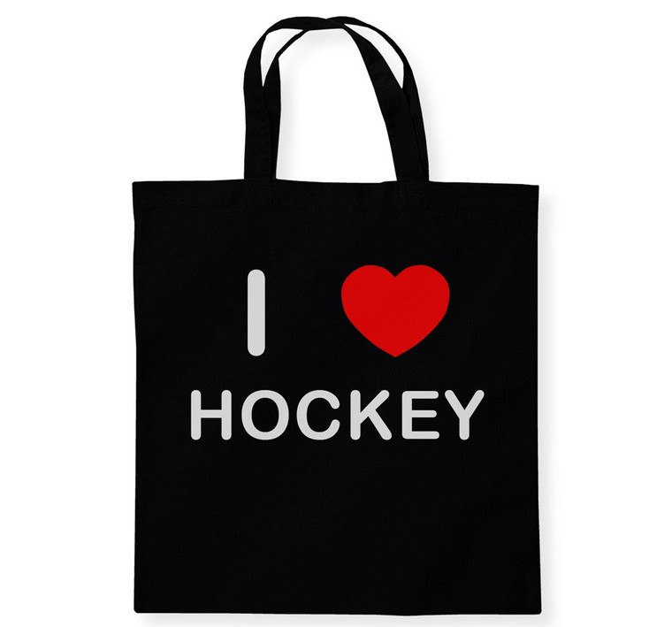 I Love Hockey - Cotton Tote Bag I Love Hockey - Cotton Tote Bag