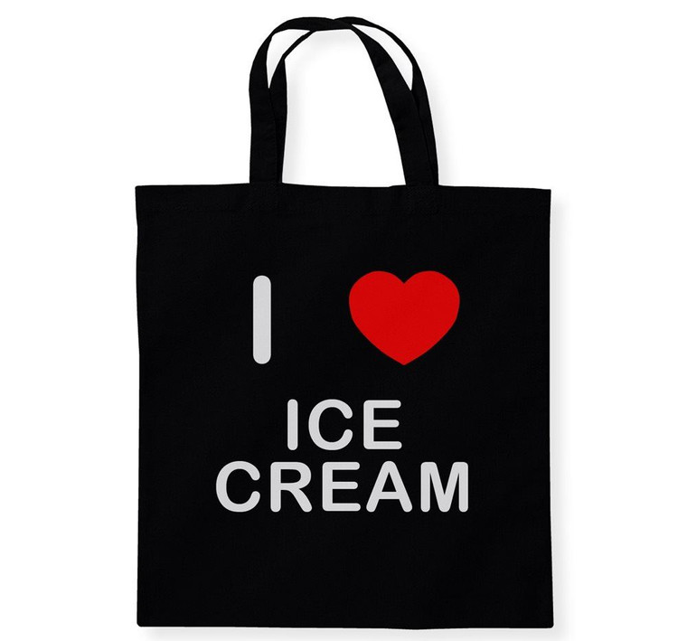 I Love Ice Cream - Cotton Tote Bag I Love Ice Cream - Cotton Tote Bag