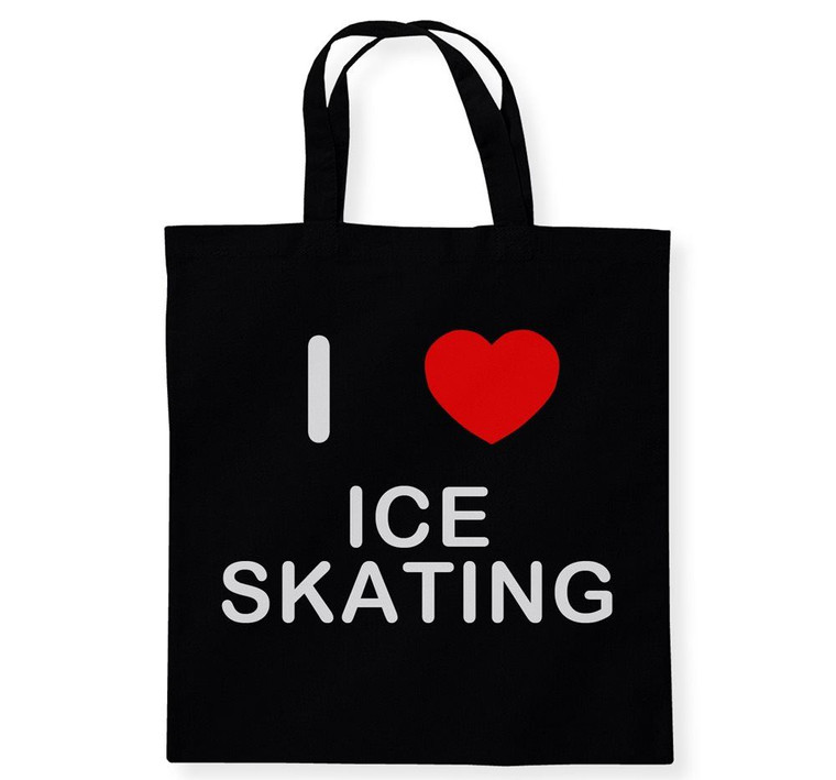 I Love Ice Skating - Cotton Tote Bag I Love Ice Skating - Cotton Tote Bag