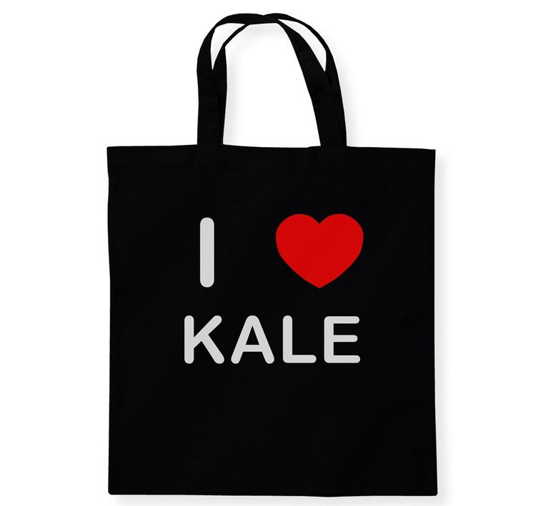 I Love Kale - Cotton Tote Bag I Love Kale - Cotton Tote Bag