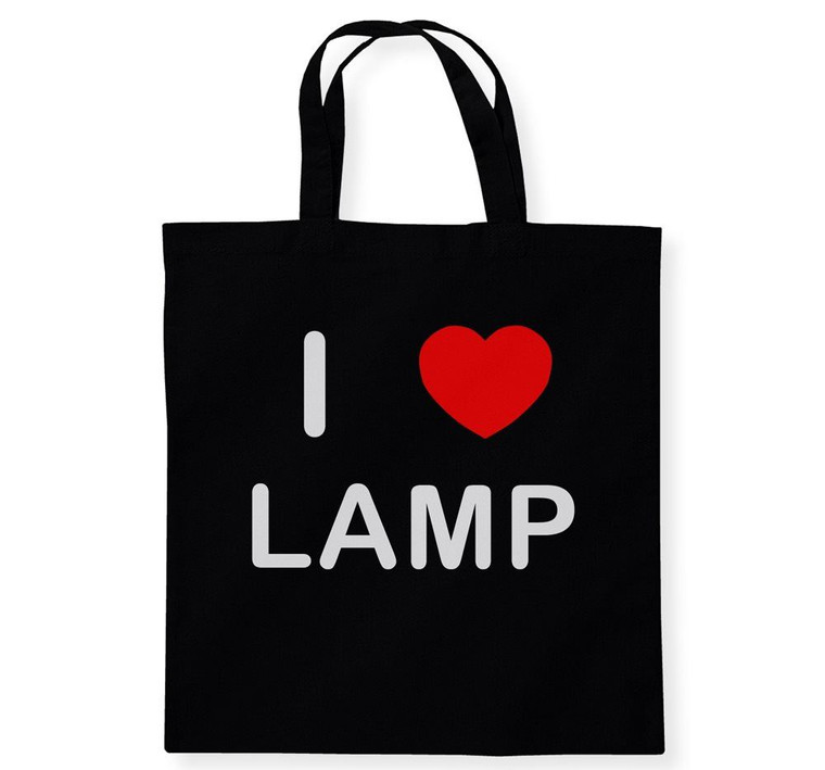 I Love Lamp - Cotton Tote Bag