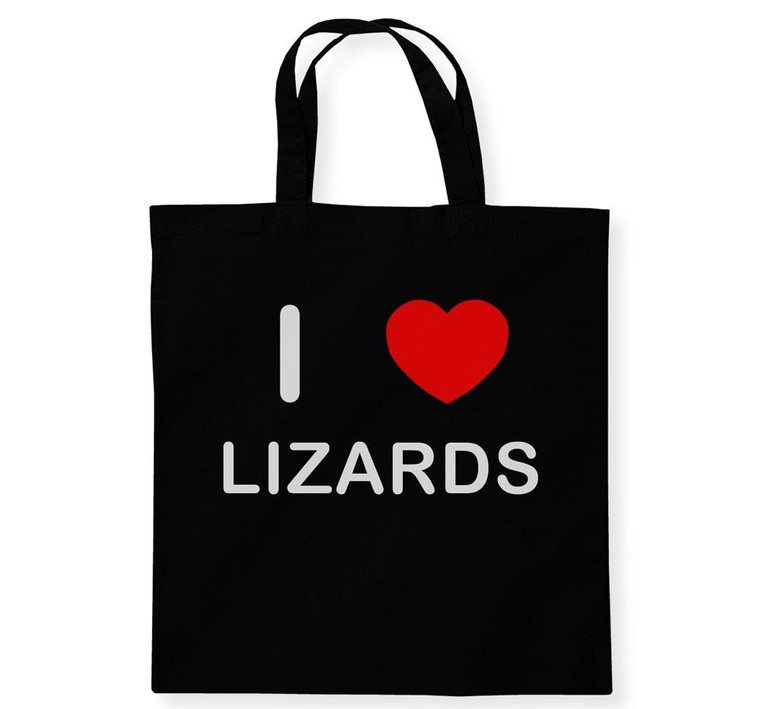I Love Lizards - Cotton Tote Bag
