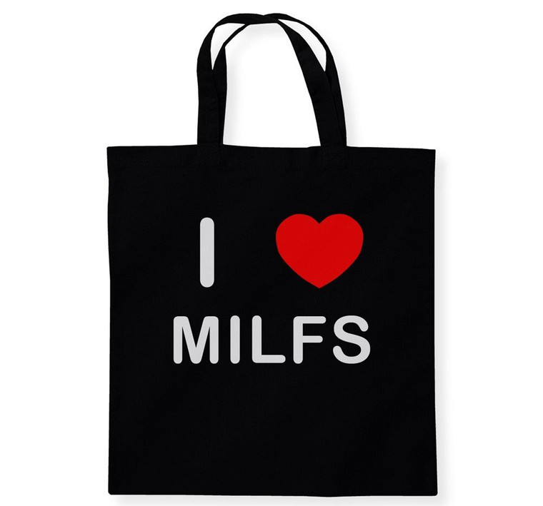 I Love Milfs - Cotton Tote Bag