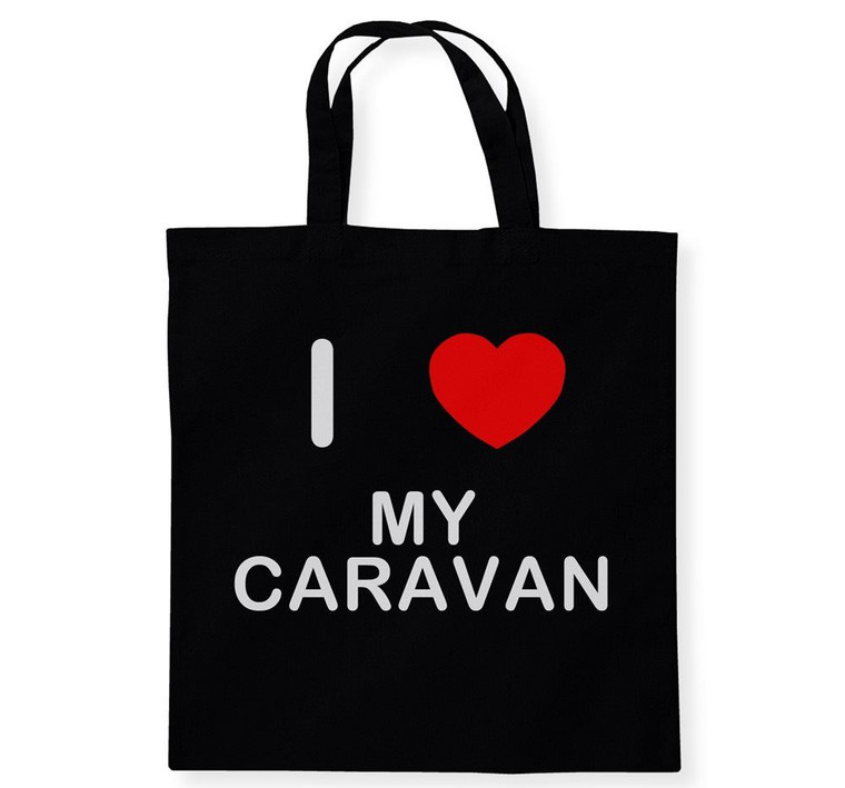 I Love My Caravan - Cotton Tote Bag