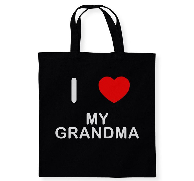 I Love My Grandma - Cotton Tote Bag