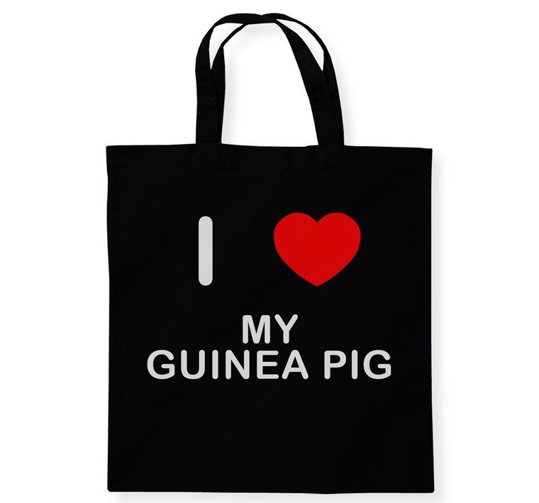 I Love My Guinea Pig - Cotton Tote Bag
