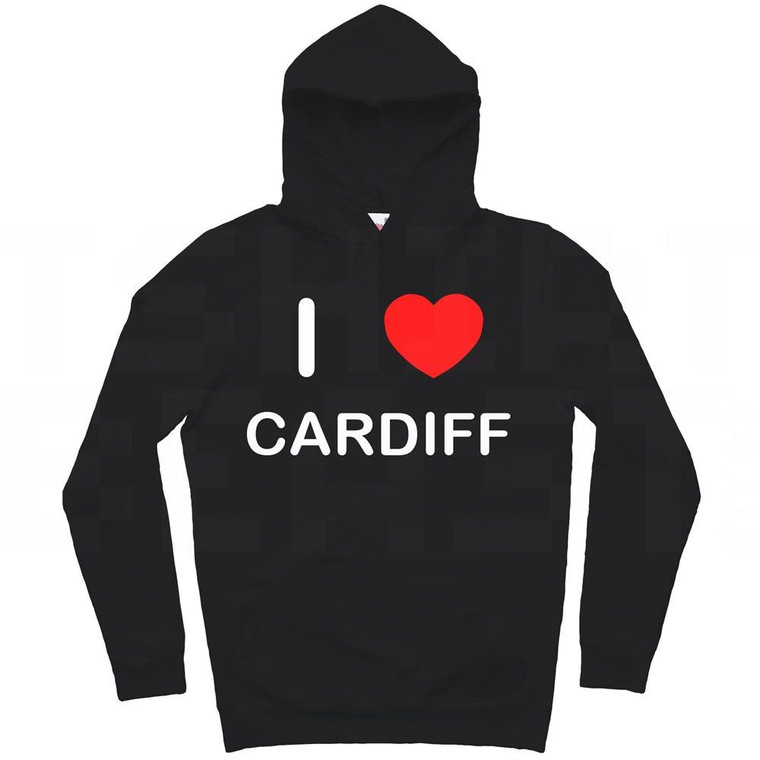 I Love Cardiff - Hoodie