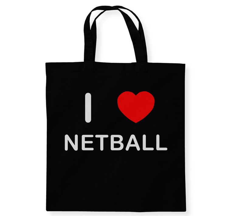 I Love Netball - Cotton Tote Bag