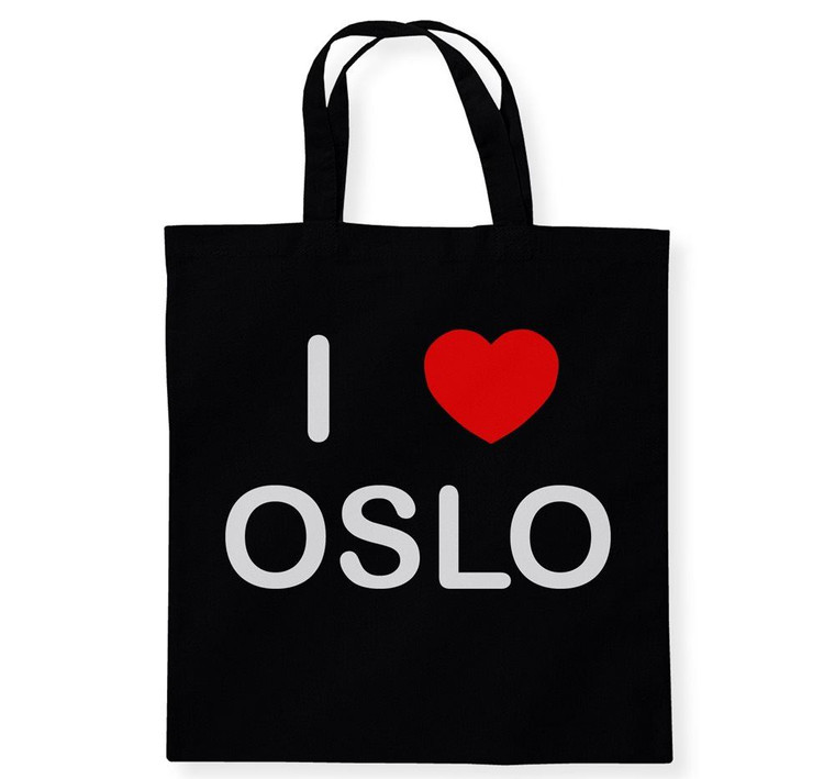 I Love Oslo - Cotton Tote Bag