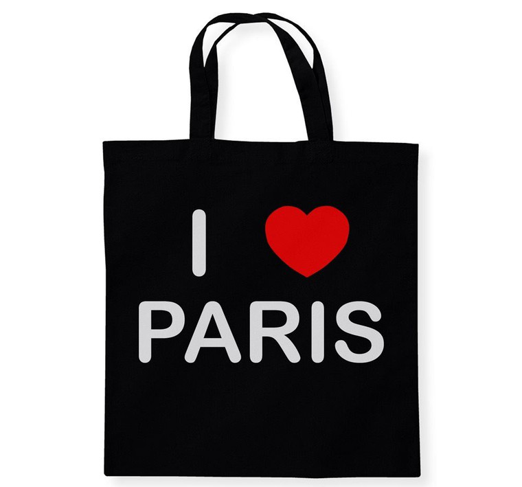 I Love Paris - Cotton Tote Bag