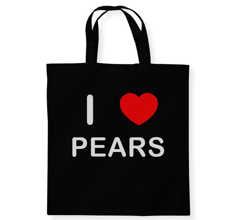 I Love Pears - Cotton Tote Bag