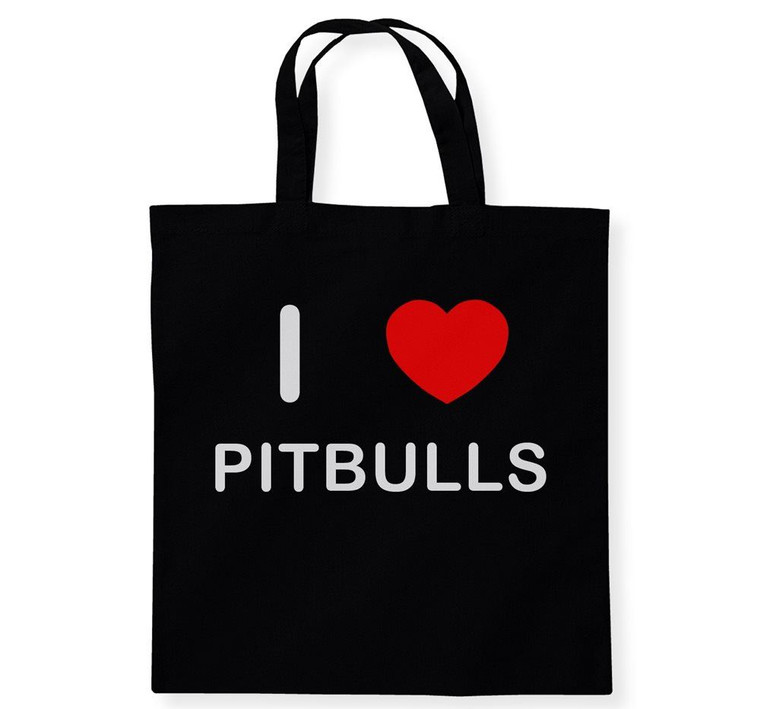 I Love Pitbulls - Cotton Tote Bag I Love Pitbulls - Cotton Tote Bag