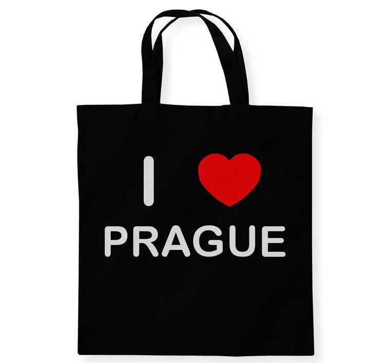 I Love Prague - Cotton Tote Bag