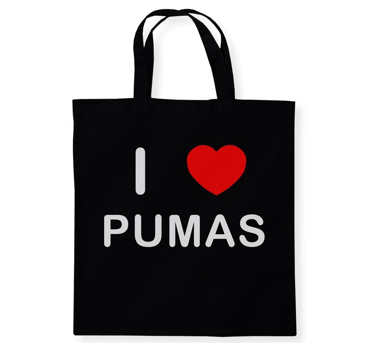 I Love Pumas - Cotton Tote Bag