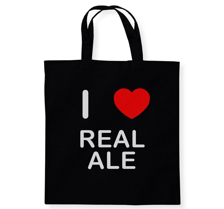 I Love Real Ale - Cotton Tote Bag