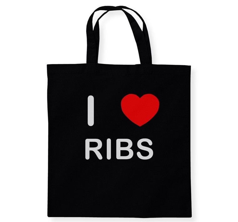 I Love Ribs - Cotton Tote Bag