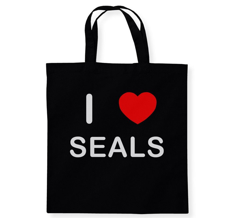 I Love Seals - Cotton Tote Bag