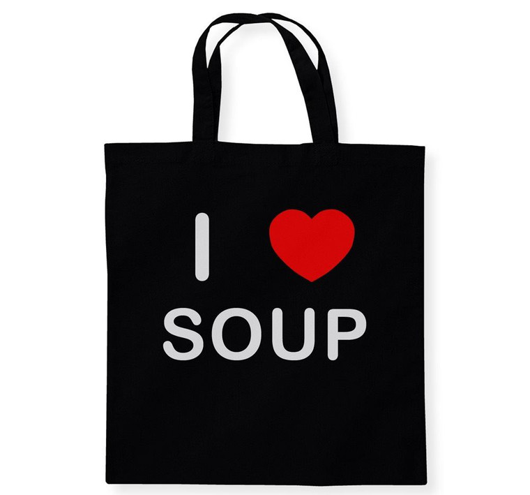 I Love Soup - Cotton Tote Bag