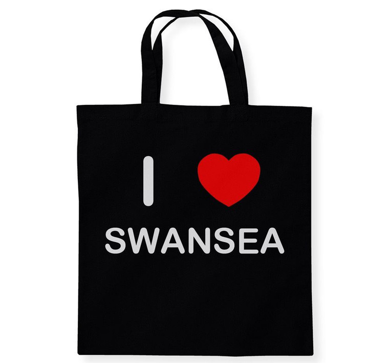 I Love Swansea - Cotton Tote Bag