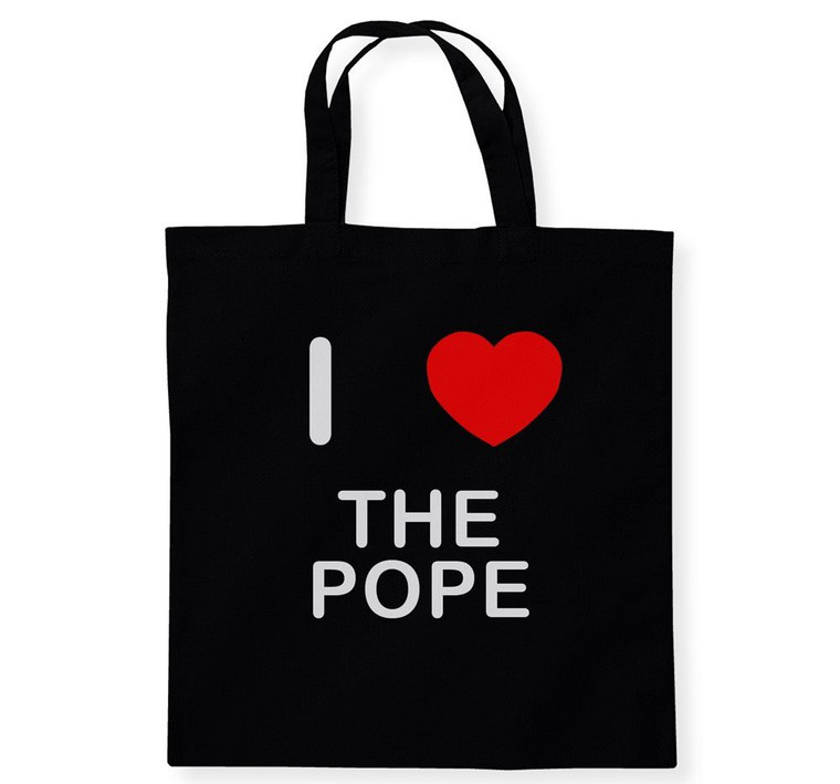 I Love The Pope - Cotton Tote Bag