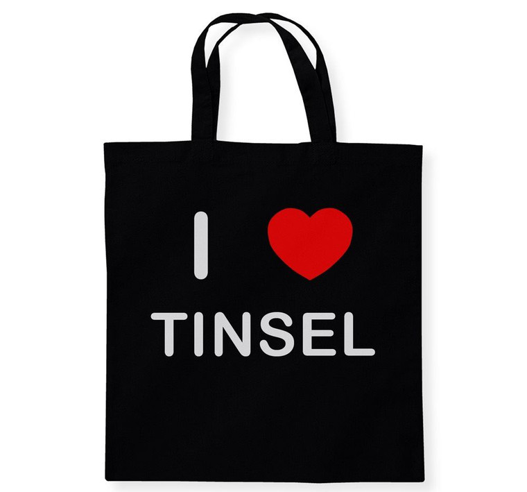 I Love Tinsel - Cotton Tote Bag