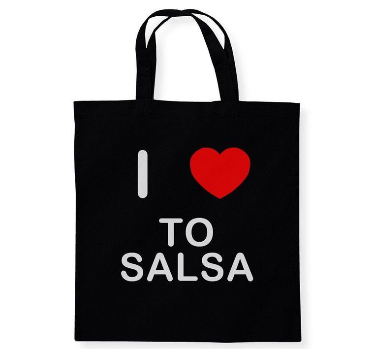 I Love To Salsa - Cotton Tote Bag