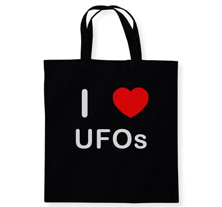 I Love Ufos - Cotton Tote Bag