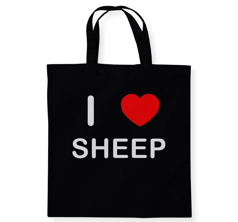 I Love Sheep - Cotton Tote Bag
