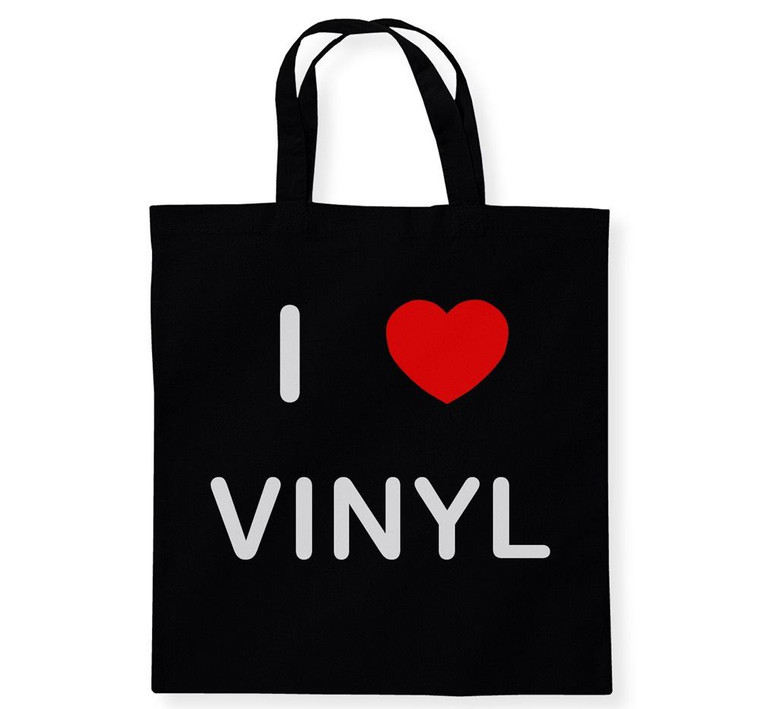 I Love Vinyl - Cotton Tote Bag