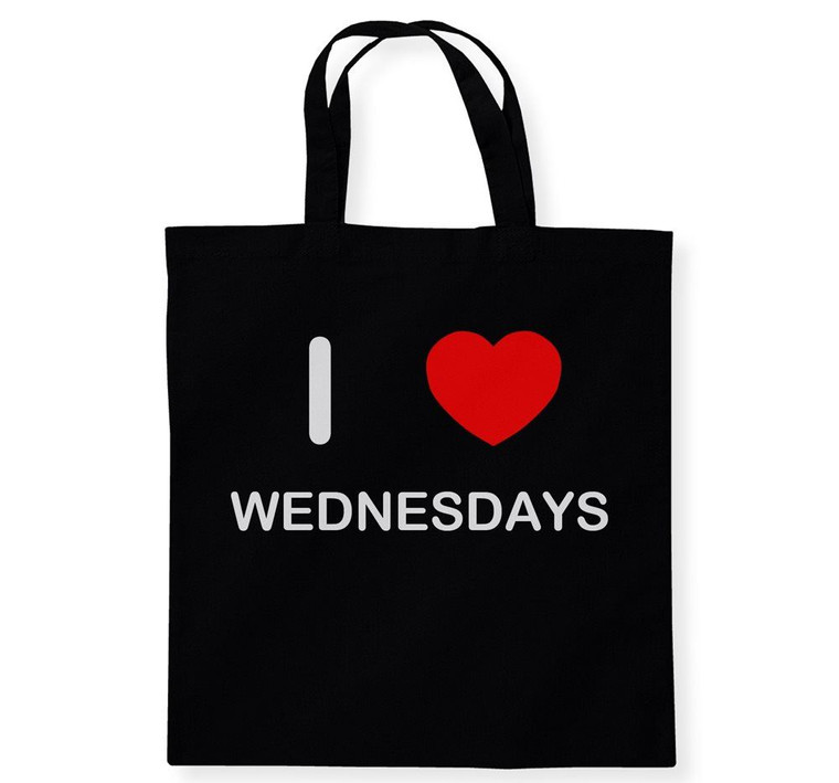 I Love Wednesdays - Cotton Tote Bag