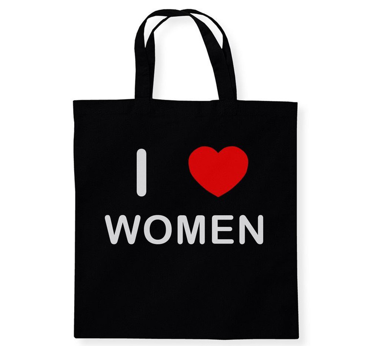 I Love Women - Cotton Tote Bag