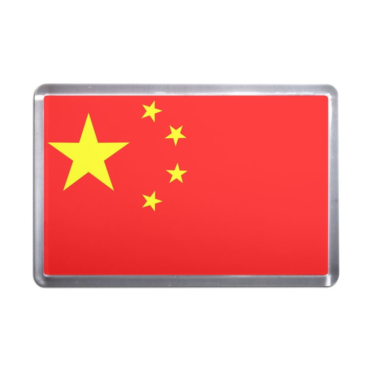 China Flag - Plastic Fridge Magnet