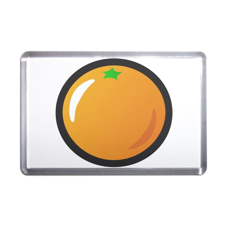 Fruit Machine Orange - Plastic Fridge Magnet