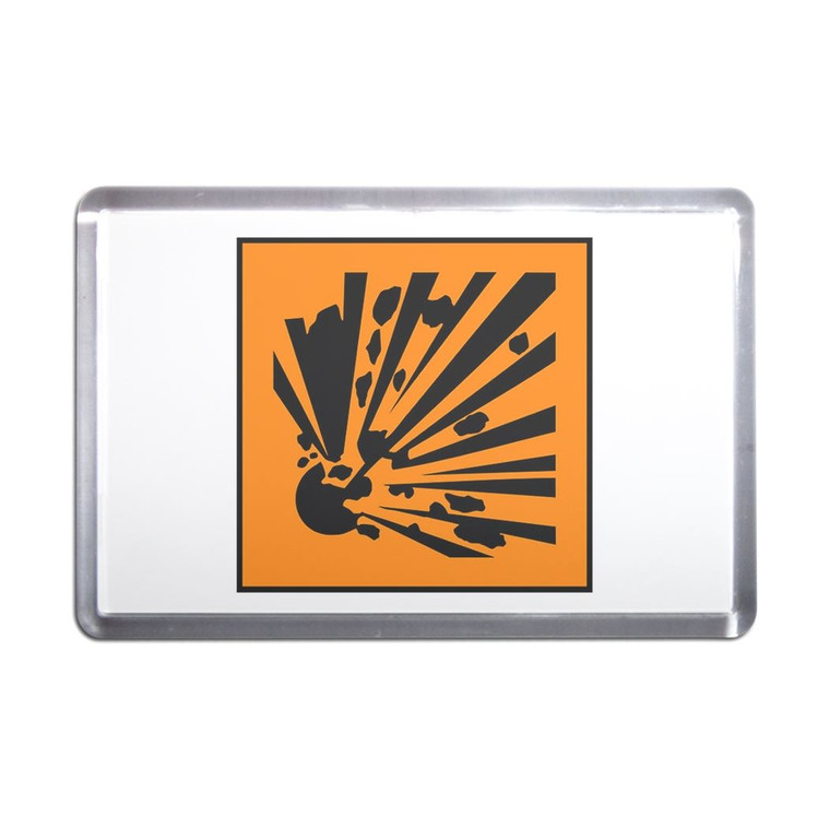 Explosives - Plastic Fridge Magnet