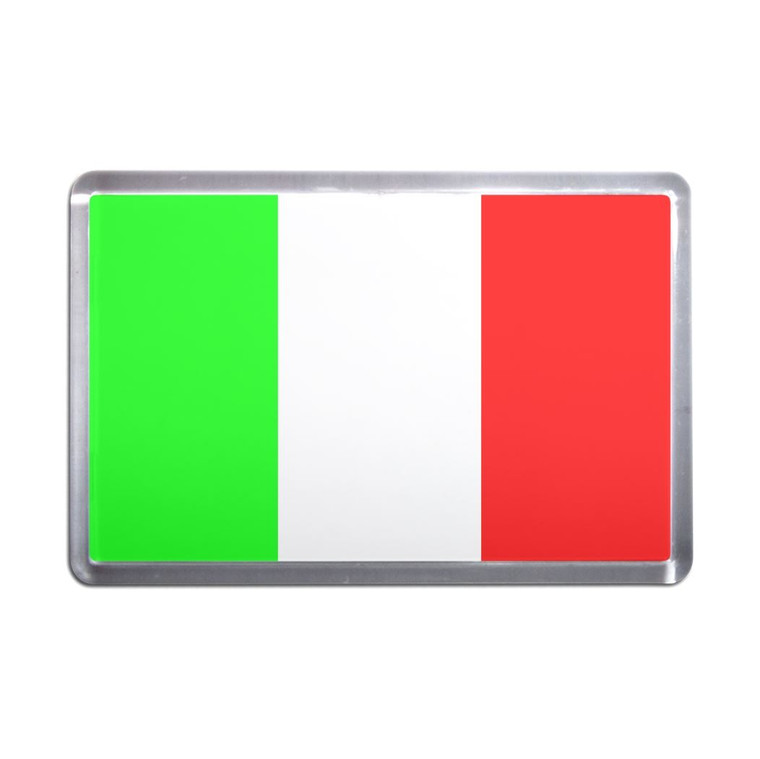 Italy Flag - Plastic Fridge Magnet
