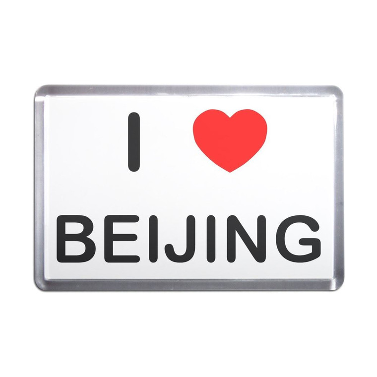 I Love Beijing - Plastic Fridge Magnet