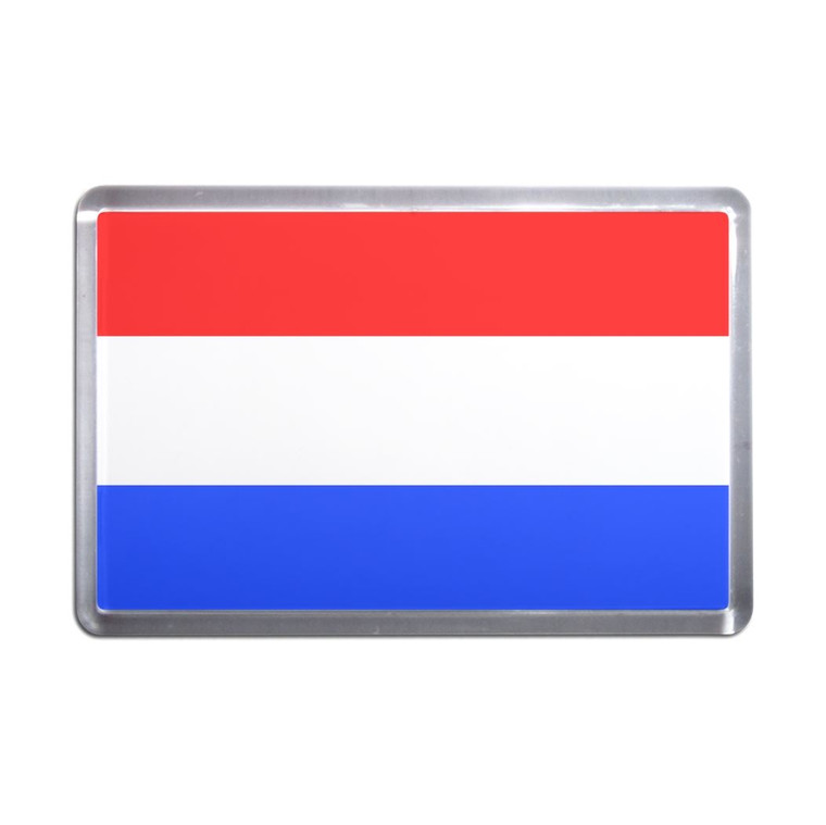 Holland Flag - Plastic Fridge Magnet