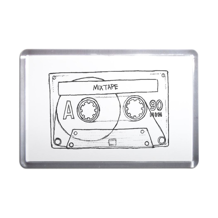 Cassette Tape - Plastic Fridge Magnet Cassette Tape - Plastic Fridge Magnet