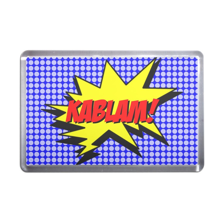 Kablam! - Plastic Fridge Magnet