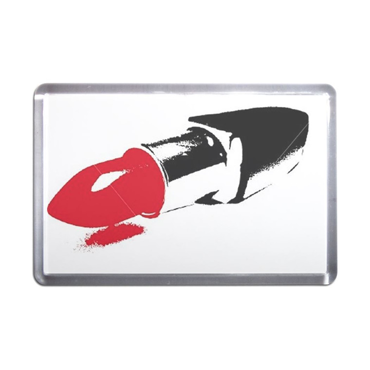 Lipstick - Plastic Fridge Magnet