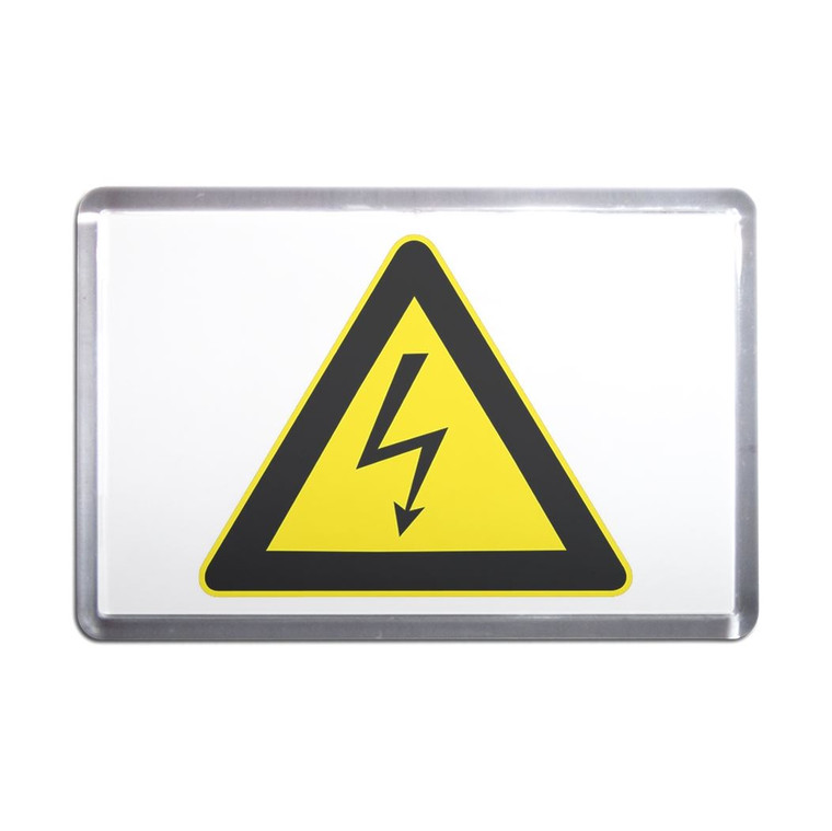 High Voltage - Plastic Fridge Magnet