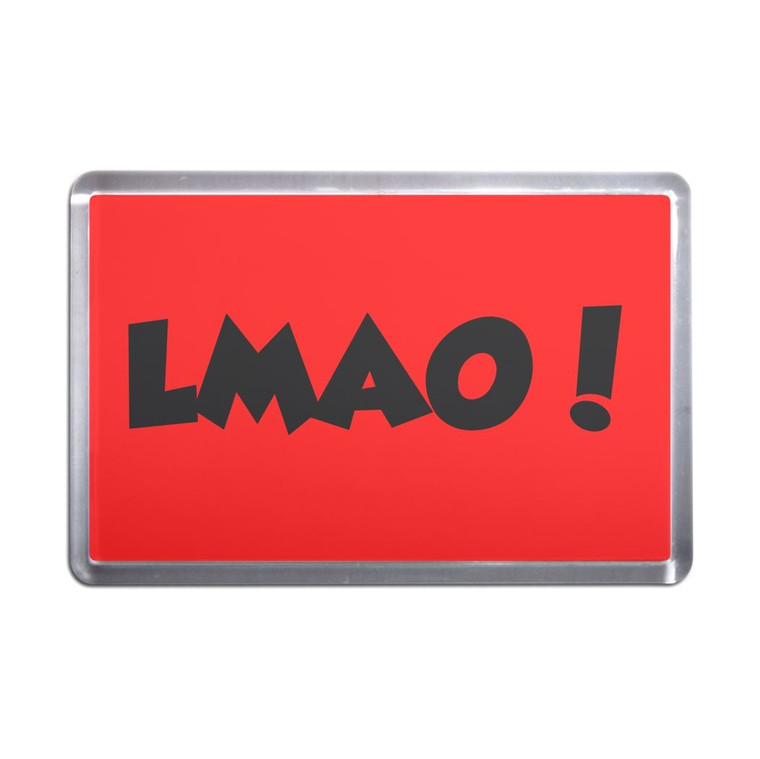 LMAO! Laugh My Ass Off! - Plastic Fridge Magnet