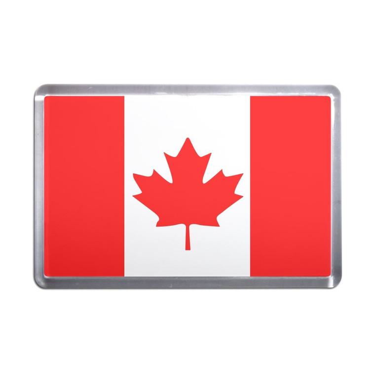 Canada Flag - Plastic Fridge Magnet