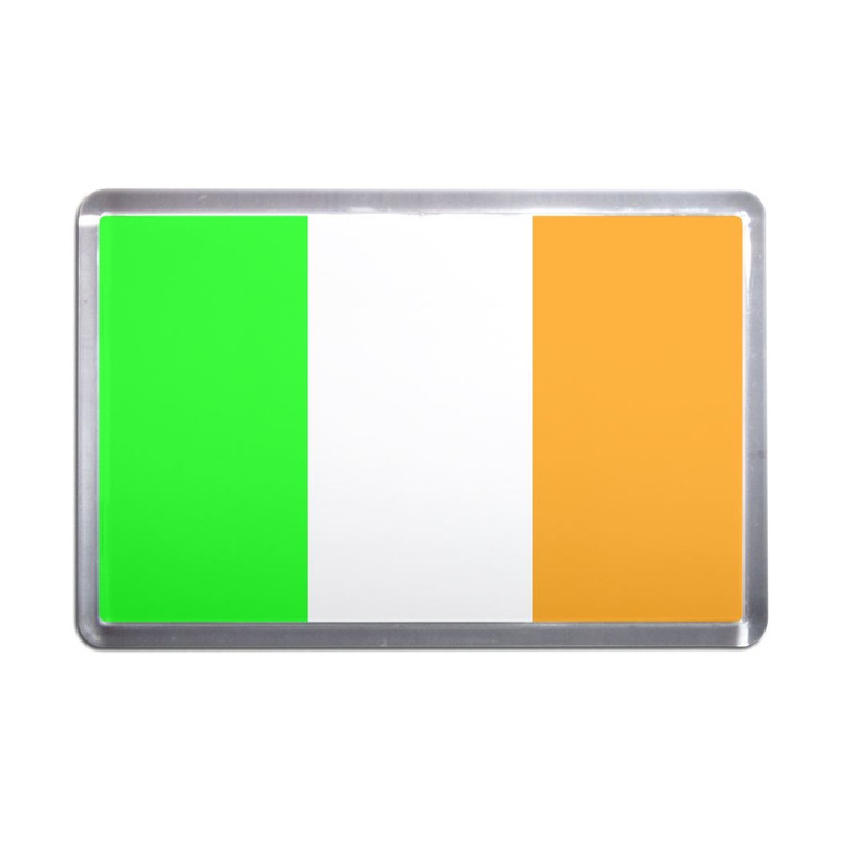 Ireland Flag - Plastic Fridge Magnet