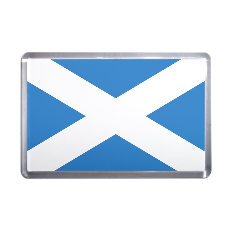 Scotland Flag - Plastic Fridge Magnet