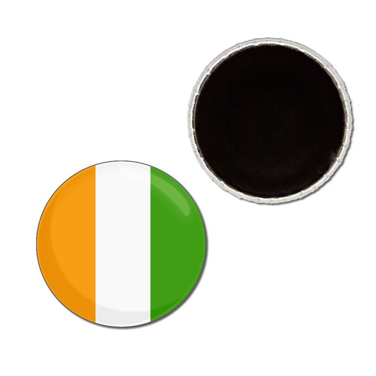 Ivory Coast Flag - Button Badge Fridge Magnet