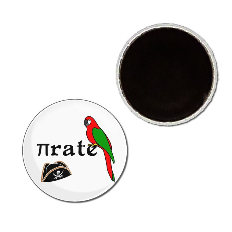 Pi Rate - Button Badge Fridge Magnet